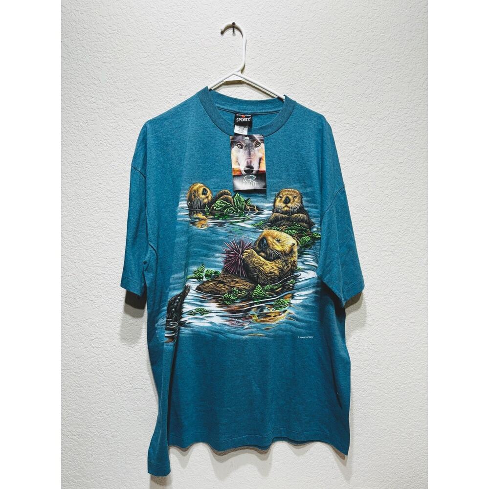 Vintage New Old Stock Beaver Habitat Shirt Signal Sport 1994 New With Tags XXL